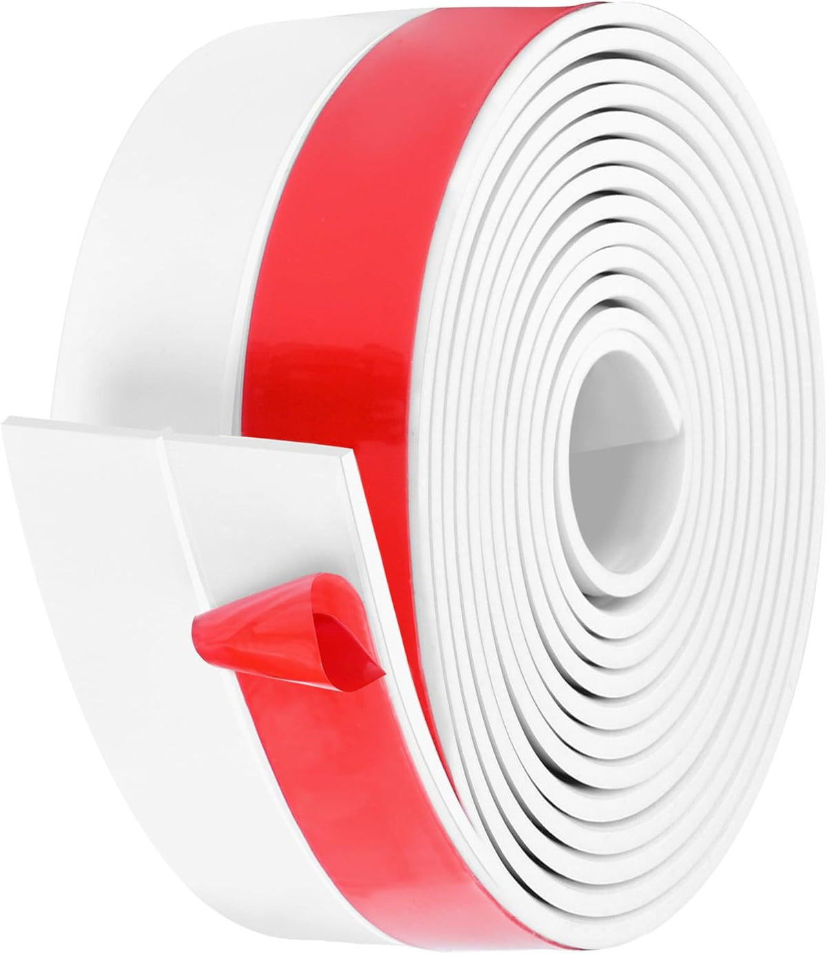 MYFAMIREA Door Weather Stripping 2IN (W) x 10FT (L) Door Draft Stopper Seal Tape Silicone Seal