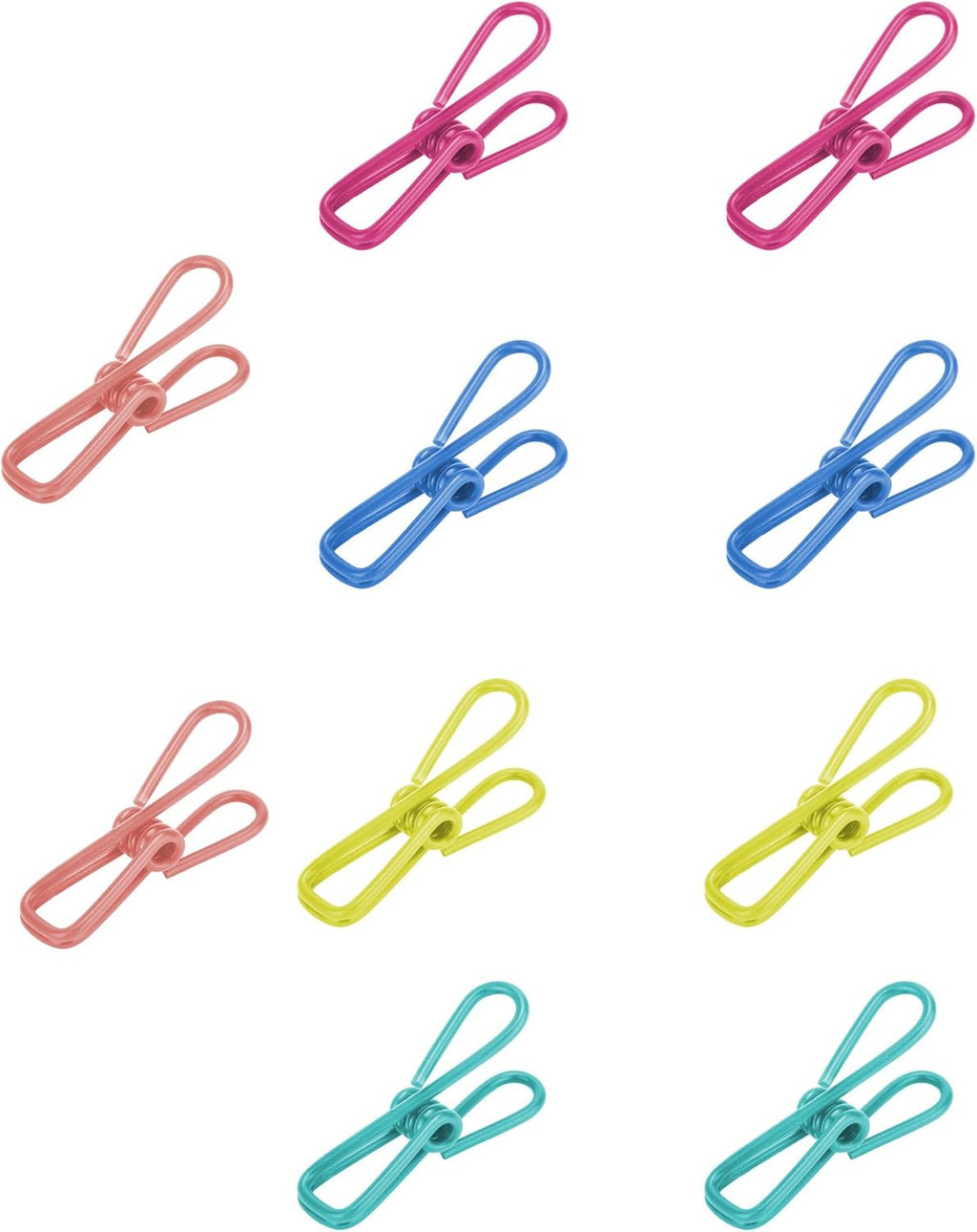 Multipurpose 2 in Chip Bag Clips 10 Pack Metal Clips for Kitchen Food Storage, Laundry Hanging, Bag