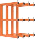 4 PACK Lumber Rack Wall-Mounted Lumber Storage Rack, Heavy Duty Wood Storage Racks With 6-Level