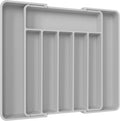 Aujen Silverware Organizer - Expandable Kitchen Drawer Organizer, Adjustable Utensil Organizer