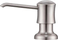 Soap Dispenser for Kitchen Sink Brushed Nickel, Built-in and Refill-from-Top Design with Liquid