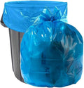 Plasticplace 30-40 Gallon Recycling Trash Bags │ 1.2 Mil│ Blue Garbage Bag Liners │ 33” x 46” (100