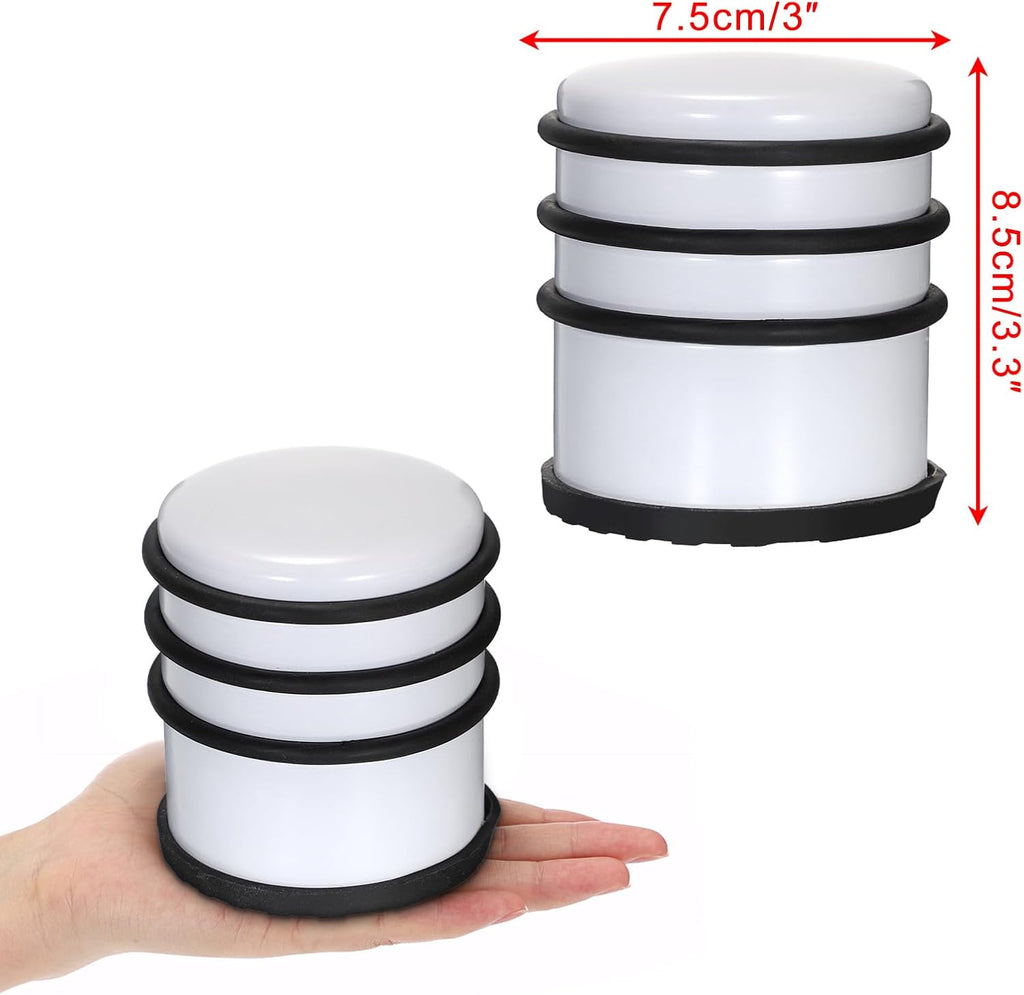 Sumnacon Heavy Duty Floor Door Stopper No Drill - Durability Stainless Steel Door Stop with