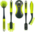 Pine-Sol Scrub Brush Set - Long Handle Cleaning Brushes with Heavy Duty Bristles and Comfort Grip