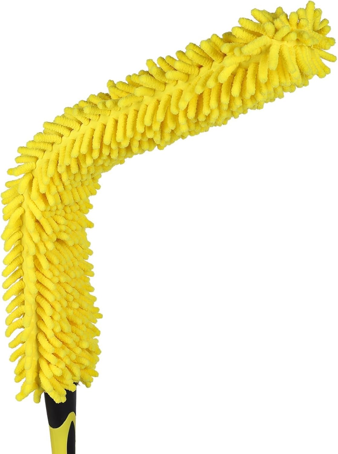 Flexible Fan Blade Cleaner Chenille Duster, Washable Hand Duster for High Ceiling, Removable &