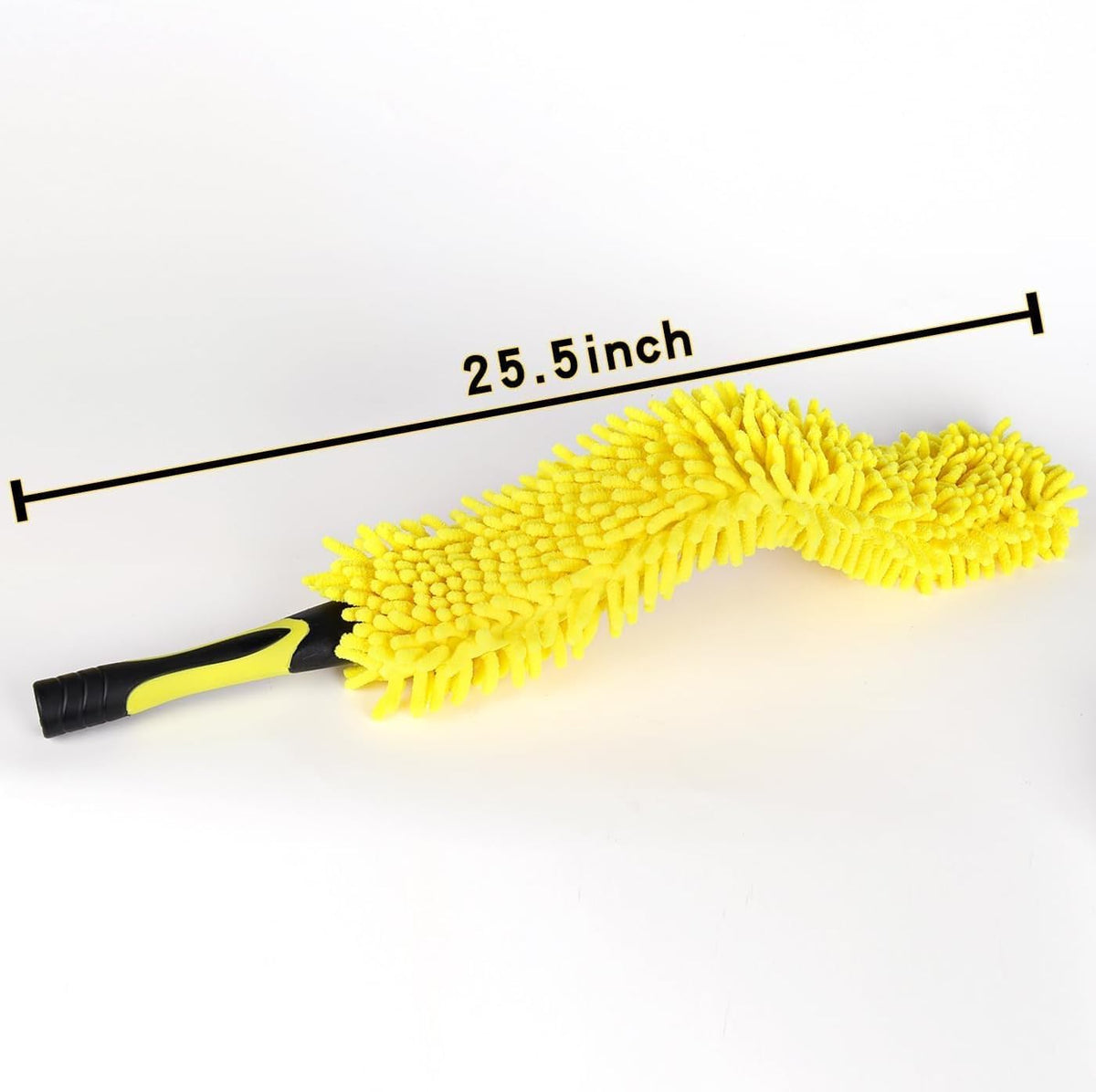 Flexible Fan Blade Cleaner Chenille Duster, Washable Hand Duster for High Ceiling, Removable &