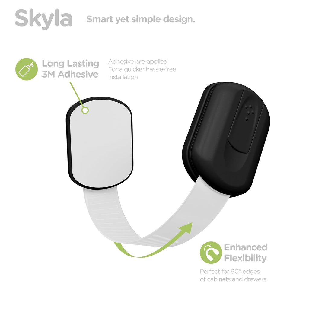 Baby Proofing Child Safety Locks (2 Pack) by Skyla Homes - The Safest, Quickest and Easiest 3M