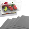 Dualplex® Fruit & Veggie Life Extender Liner for Fridge Refrigerator Drawers, 12x15 Inches (4 Pack)