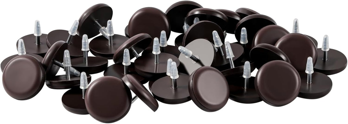 Furniture Glides Sliders-Furnigear PTFE (Teflon) Chair Leg Movers Sliders for Carpet and Hardwood