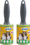 Lint Rollers 2 Pack for Pet Hair 500 Sheets Extra Sticky Pet Hair Remover for Clothes Furniture