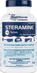 1 Bottle Steramine Sanitizer Tablets - Multi Purpose Steramine Sanitizing Tablets for Food Contact
