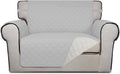 PureFit Reversible Quilted Sofa Cover, Water Resistant Slipcover Furniture Protector, Washable
