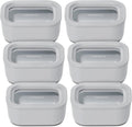 Caraway 6pc Glass Food Storage Set - 2.6 Cup Storage Containers For Food (6) - Non-Toxic