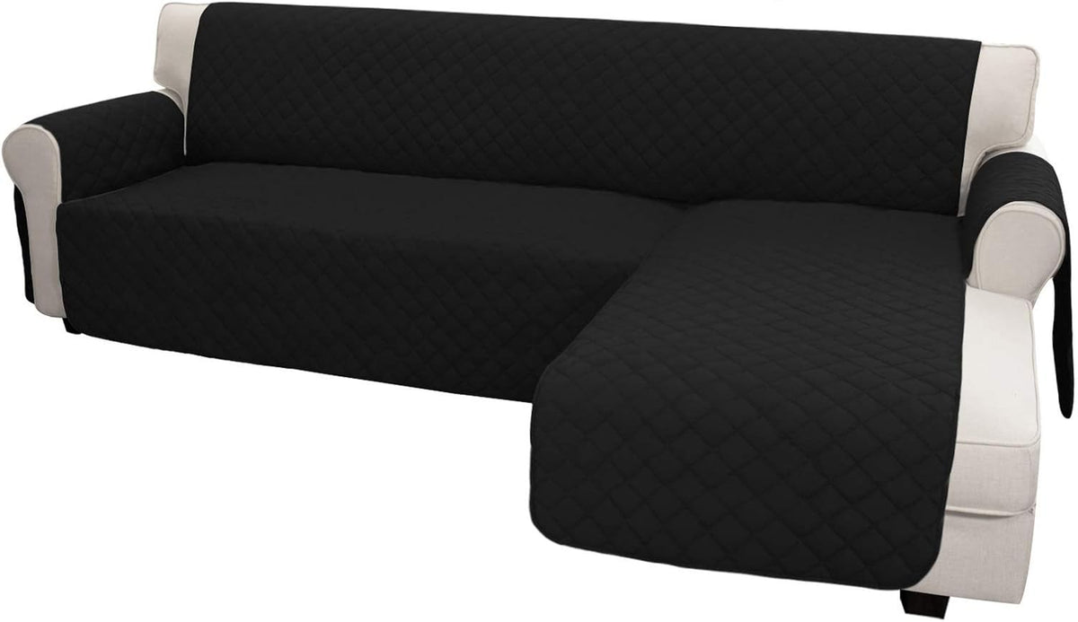 Easy-Going L Shape Sofa Cover - Chaise Lounge Slip Cover Reversible Sofa Protector for Pets, Kids &