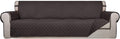 PureFit Reversible Quilted Sofa Cover, Water Resistant Slipcover Furniture Protector, Washable