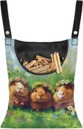 Guinea Pig Clothespin Bag Space-Saving Laundry Hanging Storage Organizer Clothes Pin Hanging Bag