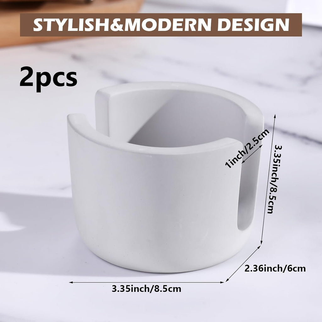 Geelin 2 Pack Diatomite Stone Sponge Holder for Kitchen Sink Absorbent Sponge Drying Rack Dish