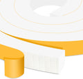 Weather Stripping Door Seal Strip, Strong Adhesive Doors and Windows Insulation Soundproof
