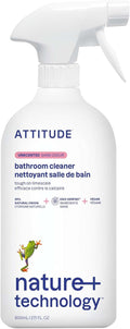 ATTITUDE Bathroom Cleaner Spray, EWG Verified, Plant-Based & Vegan, Safe for Bathroom Surfaces