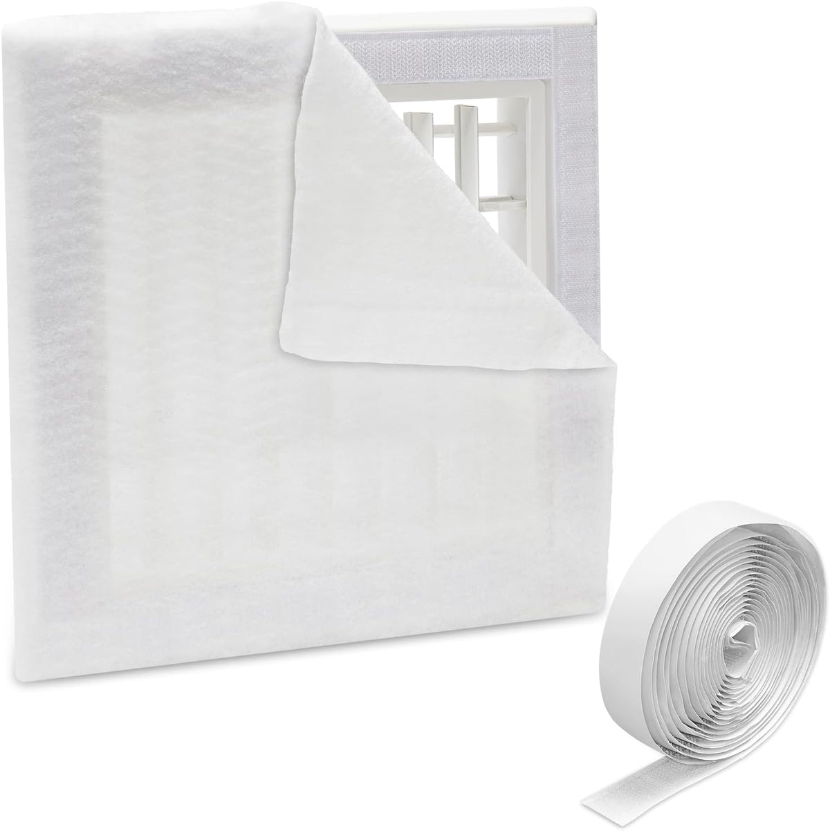 UCINNOVATE 20x117 inch MERV 13 Air Vent Filter Kit, Electrostatic AC Filter Material with 125"