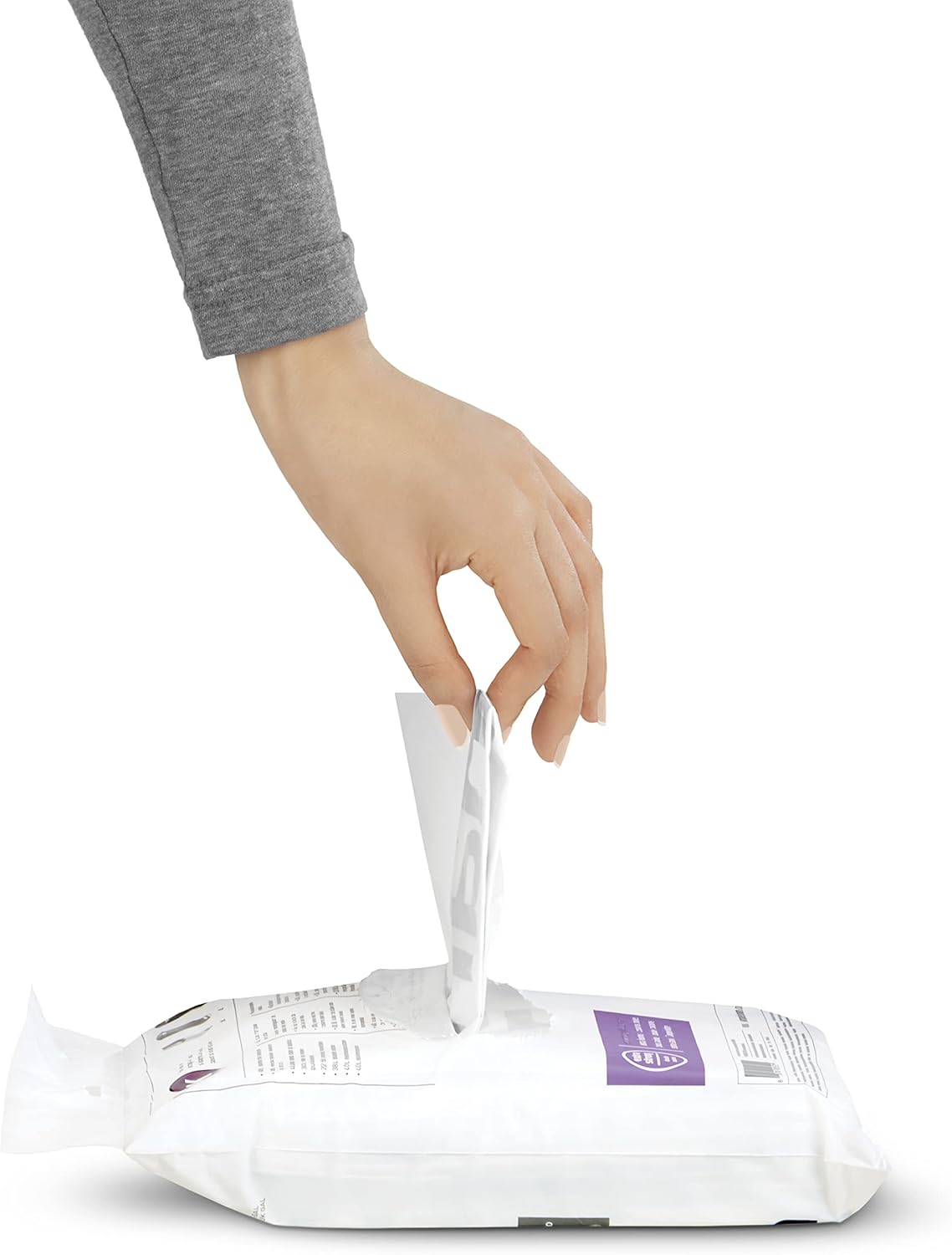 simplehuman Code H 100 Count, Dispenser Pack Custom Fit Liners, Drawstring Trash Bags, 30-35 Liter