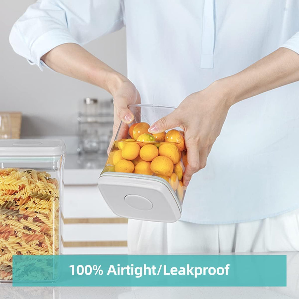 Ankou Food Airtight Containers (1500ml) 1.5 Qt Pop Up Food Formula Container With Lids, Bpa-Free
