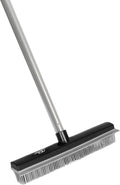 Fuller Brush Rubber Broom – for Carpets Floors Stairs Upholstery – Electrostatic Action Removes Pet