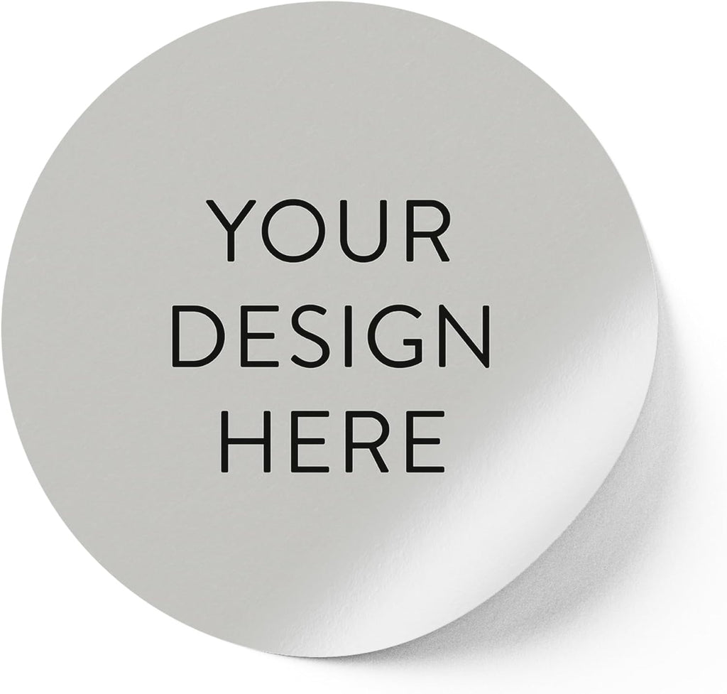 Custom Vinyl Stickers - Upload Your own Image, Text, Design, Logo - Personalized Logo Labels for