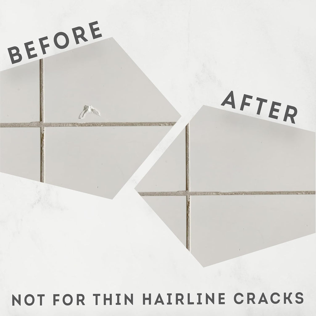 Tile Repair Kit by Stowsen - Also Works as Bathtub Repair Kit I Ideal to Fix Your Broken Chip or