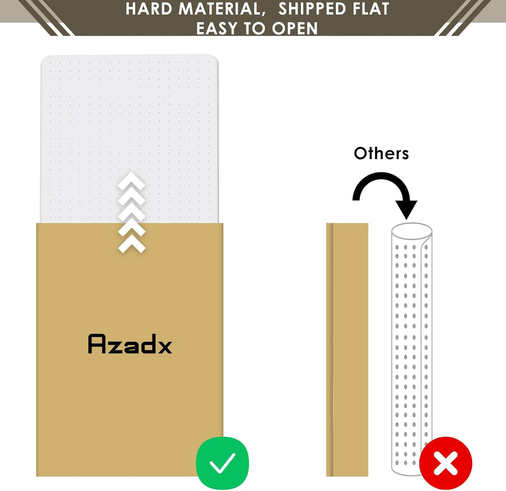 Azadx Heavy Duty Office Chair Mat for Carpet 32" x 48" Hard Material Chair Mat for Carpeted Floor