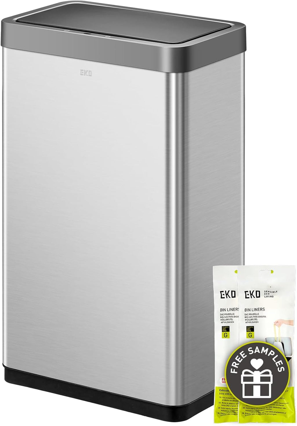 EKO Mirage X 80 Liter / 21.1 Gallons Motion Sensor Trash Can, Automatic Large Kitchen Trash Can