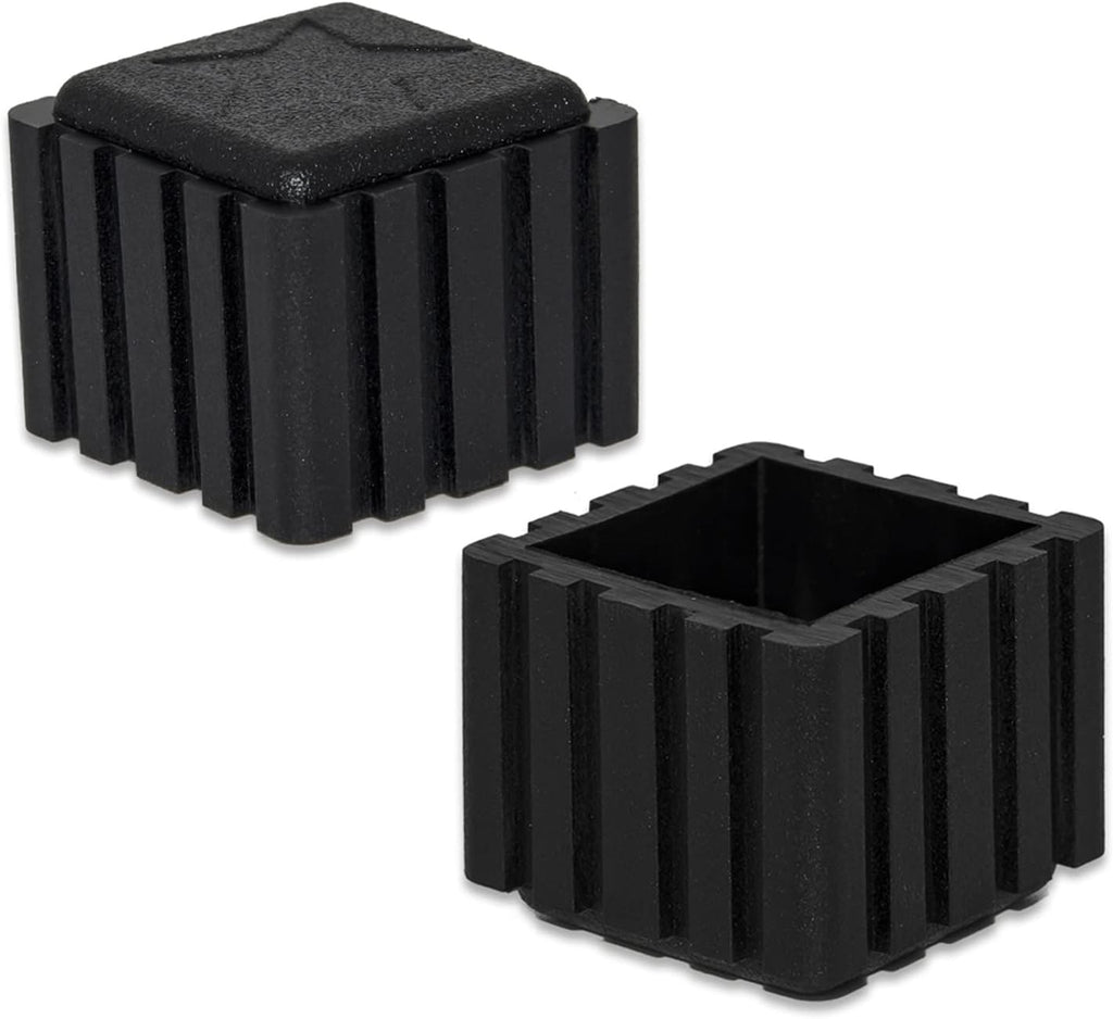 Flyshop Anti-Skid Non-Marking Synthetic Rubbr Patio Chair Table Leg Caps Square Furniture Covers