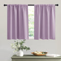 RYB HOME RV Curtains for Camper Windows - Soft Thermal Insulated Small Window Curtain Tiers for