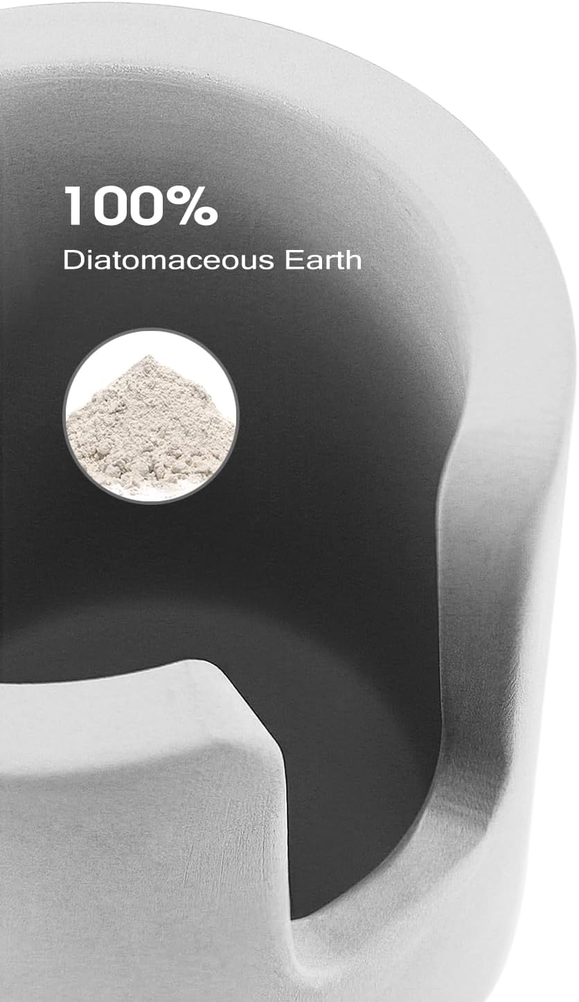 Diatomite Stone Sponge Holder, Quick Dry Dish Sponge Stand for Countertop, Fast Dry Diatomaceous