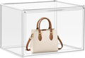 1Pack Clear Stackable Plastic Storage Bins with Magnetic Lid, X-Large Acrylic Display Cases for