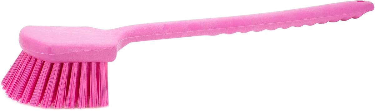 SPARTA 40501EC26 Plastic Large Scrub Brush, Kitchen Brush, Utility Brush With Long Handle For