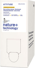 ATTITUDE Floor Cleaner Refill, EWG Verified, Streak-Free, Vegan & Plant-Based for Tile, Wood &