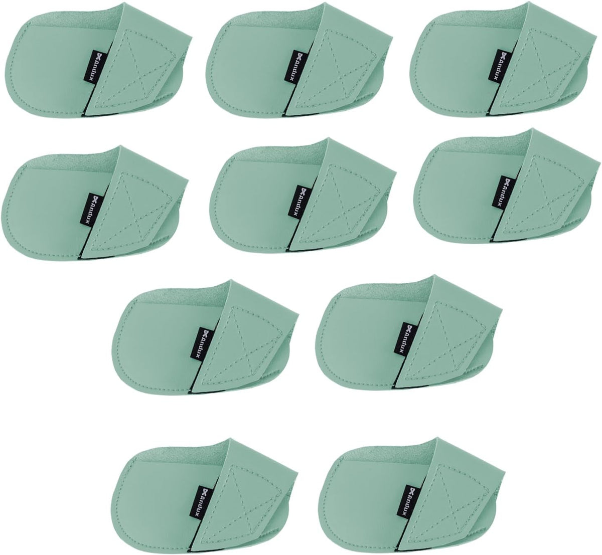 Andux 10Pack PU Golf Irons Club Head Covers Pouch Holder MT/PU03