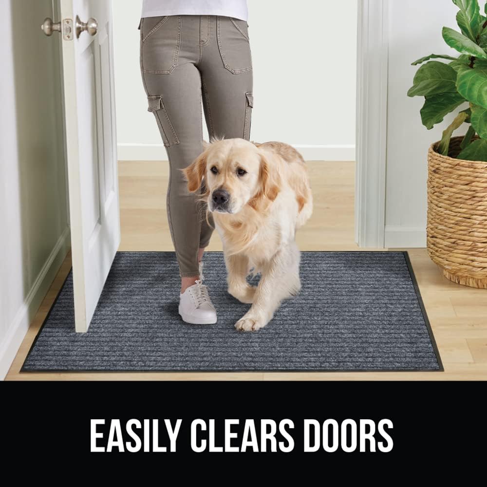 GORILLA GRIP Traffic Guard Door Mat, 70x24, Heavy Duty Welcome Mats, Commercial Office Space