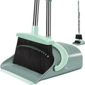 Broom and Dustpan Set for Home, Dust pan with Long Handle, Broom with Dustpan Combo Set, for Home