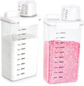 2 Packs Laundry Detergent Dispenser, Tokokimo Laundry Power Container,Laundry Scent Booster Beads