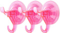 Antimbee 3 Pack Suction Cup Hooks, Clear Suction Cup Hanger, Removable Small Suction Cups for
