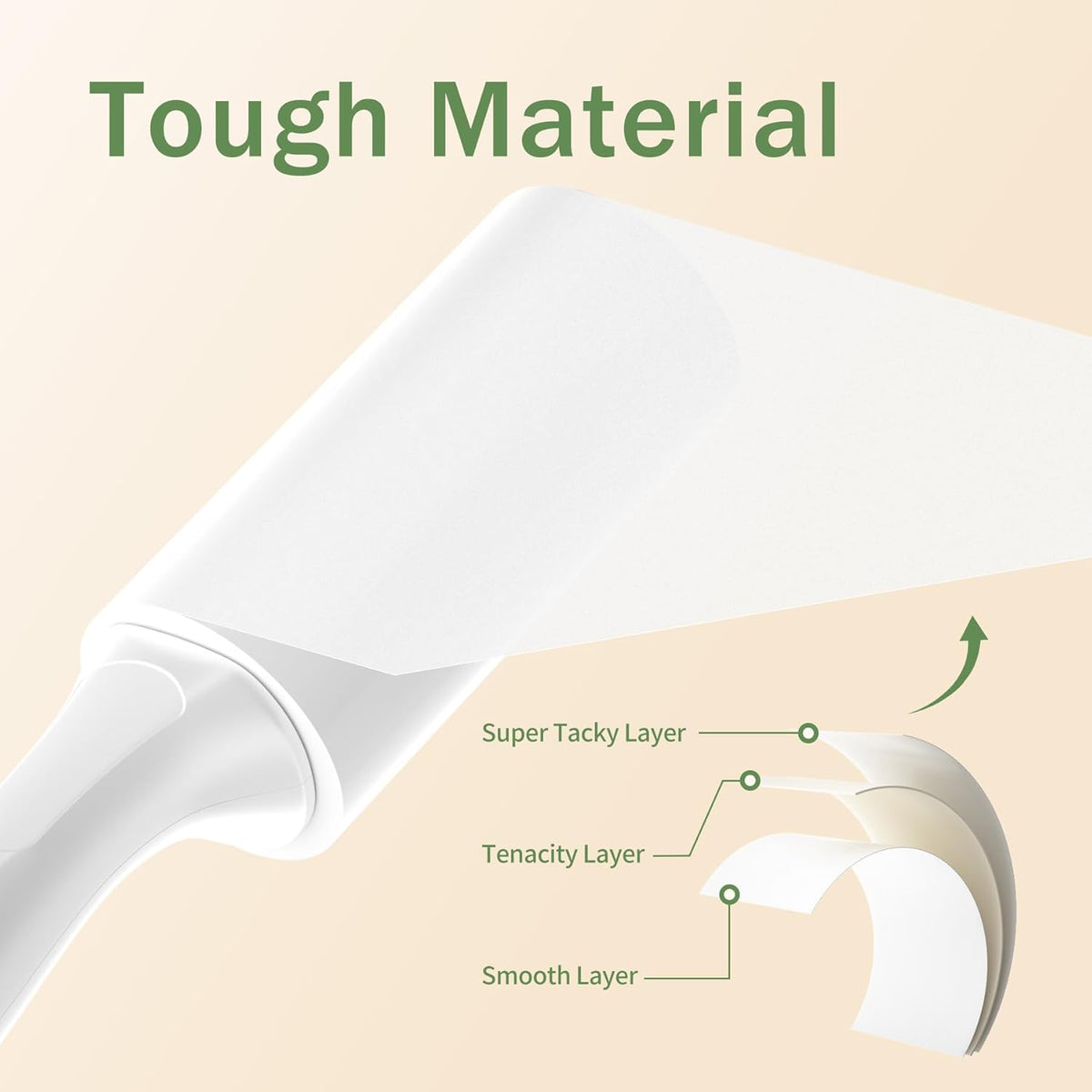 Extra Sticky Lint Roller for Pet Hairs 200 Sheets Lint Rollers for Travel 4 Pack Tough Paper, Small