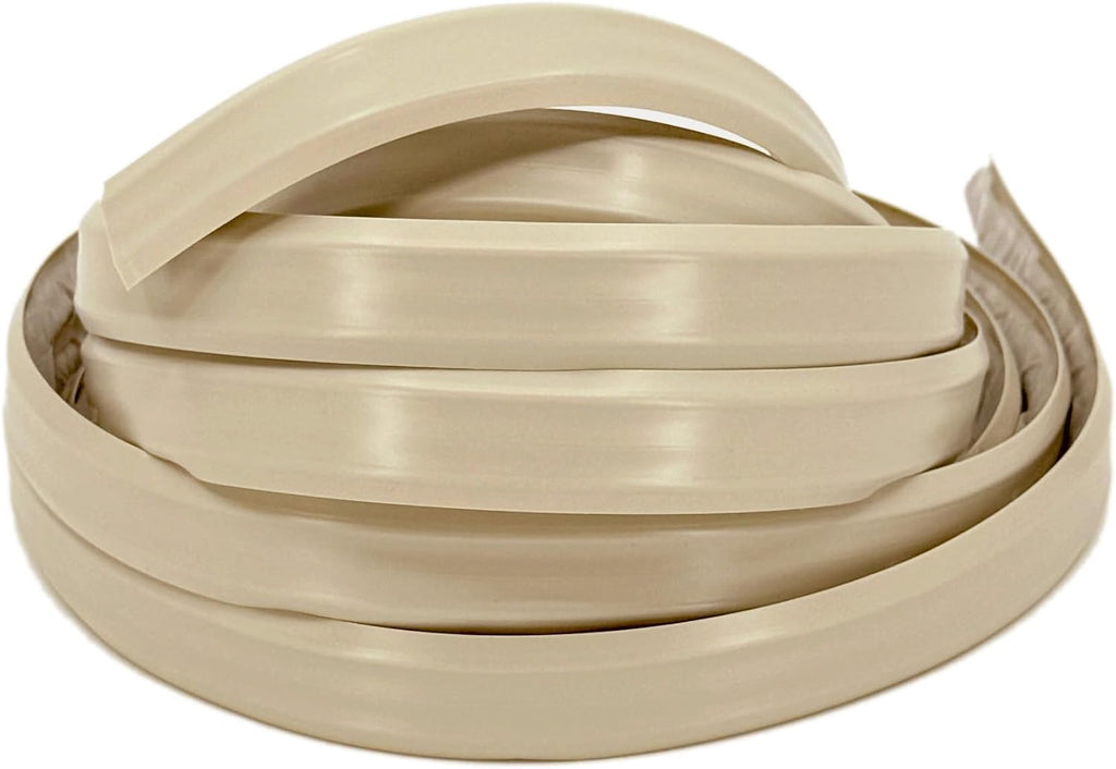 InstaTrim The Original Flexible Trim - 10ft Ivory 1/2" Wide Caulk Tape - Adhesive Trim with Many