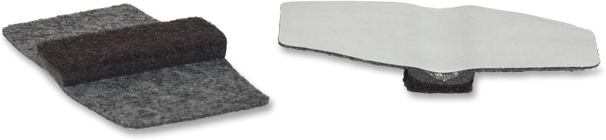 Lorell LLR49319 Wrap Around Floor Savers, Gray (Pack of 16)