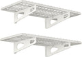2-Pack 1.5x3FT Garage Shelving 17.7-inch-by-35.8-inch Wall Shelf Garage Storage Rack Wall Mounted