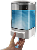 Soap Dispenser Wall Mount, 1000ML Commercial Manual Soap Dispenser Wall Mounted for Bathroom