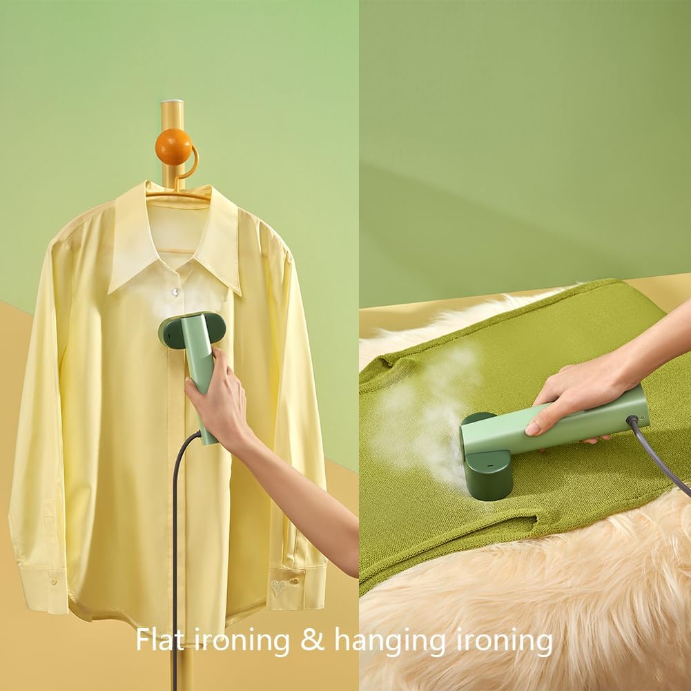 G6 2-in-1 Portable Steamer for Clothes and Iron for Clothes, Just 0.7lbs Lightly, 10 Minutes of