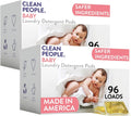 The Clean People Laundry Detergent Pods - Recyclable Packaging, Hypoallergenic, Stain Fighting