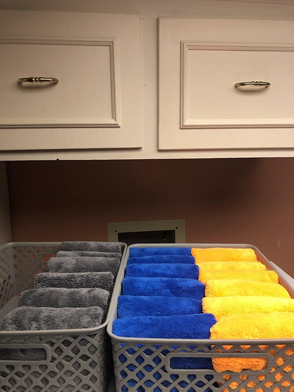 Plush Edgeless Microfiber Towel for Car, Soft Drying Wash Detailing Buffing Polishing Towel, 500